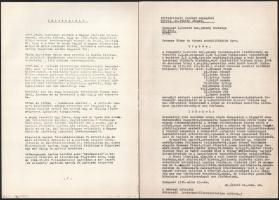 Törő József: Antifasiszták szövetsége számára írt beszámolója, visszaemlékezése háborús eseményekről...