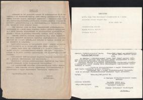 Törő József: Antifasiszták szövetsége számára írt beszámolója, visszaemlékezése háborús eseményekről...