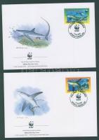 2002 WWF Cápa FDC Mi 322-325