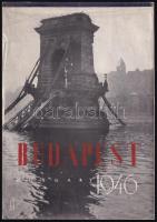 1946 Budapest fali naptár. Romos város, újjáépítés képek. Jó állapotban + 1946 Az élet megindulás a felszabadult Budapesten 1945-1946. Bp., 1970.