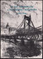 1946 Budapest fali naptár. Romos város, újjáépítés képek. Jó állapotban + 1946 Az élet megindulás a ...