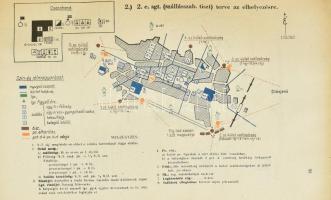 Farkas Antal:Harcászati kézikönyv a csapattiszt részére II. Bp., 1942. 212p. Ázott. sérült papírköté...