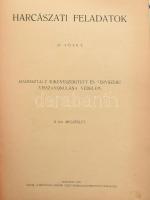 1925-1935 11 db Harcászati feladatok füzet mellékletekkel + Ferjentsik Ottó: A részletcselekmények k...