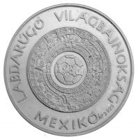 Bognár György (1944-) 1986. "Labdarúgó Világbajnokság Mexikó" jelzett Ag emlékérem ÁPV műb...