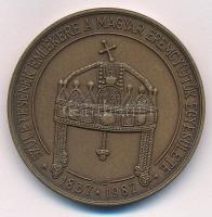 Kelemen Kristóf (1922-2001) 1987. "MÉE / Erzsébet királyné születésének emlékére" Br emlék...