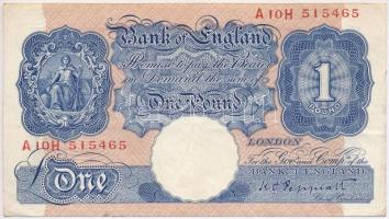 Nagy-Britannia 1940-1948. 1P K.O. Peppiatt T:III Great Britain 1940-1948. 1 Pound K.O. Peppiatt C:F Krause 367.a