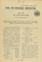 1929-1938 Országos Törvénytárak 1929.,1930., 1931.,1932.,1933, 1934.,1935 1936., 1938 évi kötetei. 7...