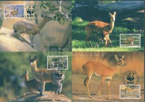 2001 WWF Antilopok CM Mi 702-705