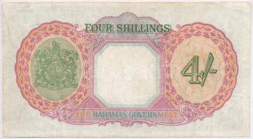 Bahamák 1936. 4Sh "A/7 888582" T:III
Bahamas 1936. 4 Shillings "A/7 888582" C:F...