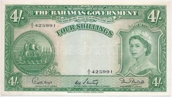 Bahamák 1953. 4Sh A/2 425991 T:III szép papír Bahamas 1953. 4 Shillings A/2 425991 C:F fine paper Krause 13.b