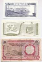 Vegyes: Nigéria 1967. 1Ł + Szent Ilona 1981. 1Ł + Man-sziget 1983. 1Ł Szign.: Cashen T:I,III
Mixed:...