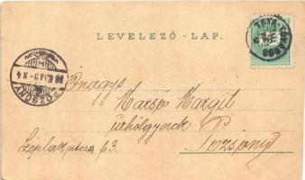 1898 Tata, Tata-Tóváros; Vár, Grófi kastély, Római katolikus templom, Kegyesrendiek Társháza, Városh...