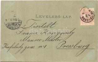 1899 Tata, Tata-Tóváros; Angolparki grófi kastély, Török fürdő, Török mecset. Nobel Adolf kiadása. A...