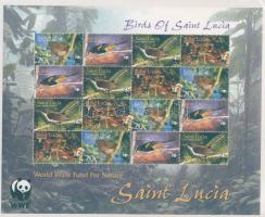 2001 WWF Énekesmadarak sor+kisív Mi 1142-1145