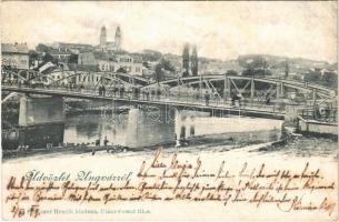 1899 Ungvár, Uzshorod, Uzhhorod, Uzhorod; híd / bridge (r)