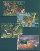 2001 WWF Énekesmadarak sor+kisív Mi 1142-1145