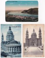 7 db RÉGI képeslap vegyes minőségben: történelmi magyar és külföldi városok / 7 pre-1945 postcards i...