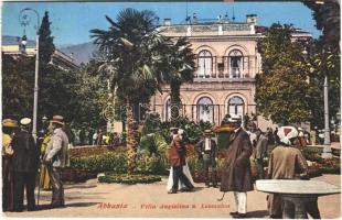 1914 Abbazia, Opatija; Villa Angiolina u Lesesalon / villa and reading hall