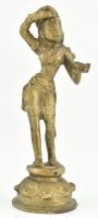 Indiai szobor, réz, m: 14 cm