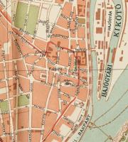 1914 Budapest székesfőváros térképe. Melléklet a Budapesti Czim- és Lakásjegyzék 1914 évi XXVI. évfo...