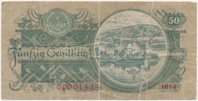 Ausztria 1945. 50Sch "1014 00001539" T:III 
Austria 1945. 50 Schilling "1014 0000153...