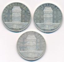Ausztria 2009. "Innsbruck 800 éves" ezüstözött fém emékérem (3x) (35mm) T:1- (PP)
Austria...