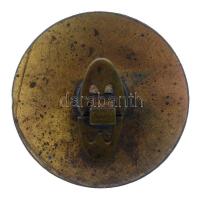 ~1930. "Budapest Székesfőváros - KÖZGYÁM" zománcozott fém jelvény (28mm) T:2