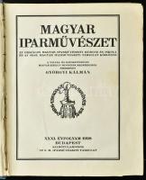 1928 a Magyar Iparművészet 31. évf. számai egybekötve, érdekes írásokkal, fekete-fehér és színes illusztrációkkal, néhány hiányzó lappal, kissé laza félvászon kötésben