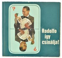 Gács Judit: Rodolfo így csinálja. Szitás György rajzaival. Bp.,1973, Minerva. Kiadói papírkötés, kissé kopott borítóval, az egyik sarkán gyűrődésnyommal.