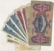 Vegyes 11db-os külföldi és magyar bankjegy tétel, közte Orosz Birodalom 1909. 10R Szign.: Shipov T:I...