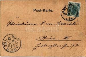 1902 Bürgermeister Dr. Carl Lueger / Karl Lueger, Austrian politician, mayor of Vienna, leader and f...