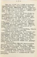 cca 1960 Lengyel tanulmányút útinapló gépiratok, beragasztott fotókkal