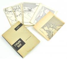 1961 Kulis, B. M.: A második front c. könyv térképmellékletei. Bp., Zrínyi. 48 db térkép eredeti kiadói kartondobozában, a borítón kis folttal, kis kopásnyomokkal.