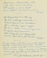 cca 1930 Emékkönyv sok beírással