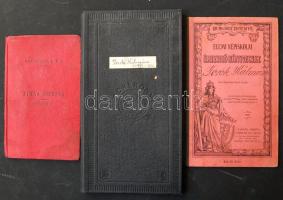 1890-1930 Hagyaték okmány tétel: SHS útlevél, leckekönyv, elemi isk. bizonytvány