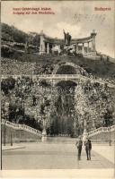 1907 Budapest I. Szent Gellért-hegyi feljárat, Szent Gellért szobor