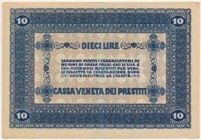 Olaszország / Velence / Osztrák-magyar megszállás 1918. 10L "F 40 14893" T:II Italy / Veni...