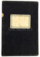 cca 1860 Óriás méretű üres, kitöltetlen főkönyv, 32x47 cm Egészvászon kötésben