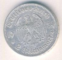 Német 3. Birodalom 1934A 2RM Ag "Garnisonkirche dátummal" T:3+/3