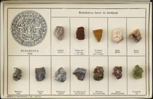 Vegyes ásványgyűjtemény. 4 db dobozban