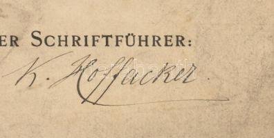 1891 Berlin, Die Jury der International Kunst-Ausstellung zu Berlin 1891 hat Herrn Josef Róna. Für s...
