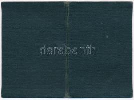 1938 Tüzér fényképes katonakönyve