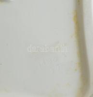 Herendi Salátás tál porcelán , fehér mázas, jelzett, hibátlan, kopott. 26x26x9 cm