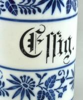 Waechtersbach keménycserép ecetes korsó. Kék festéssel 19 cm