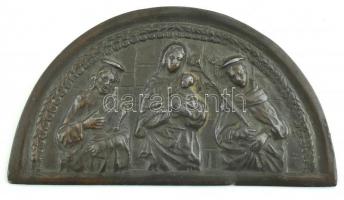 Atik ón relief Szűz Mária Jézussal. XVIII- XIX. sz. 13x7 cm