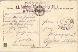 1917 Gorizia, Görz, Gorica; L'ingresso del Castello / WWI Austro-Hungarian K.u.K. military, cas...