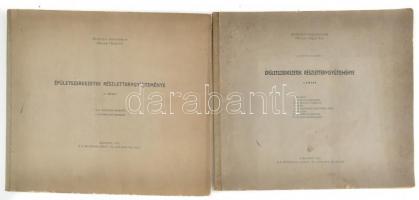 Épületszerkezetek részlettervgyűjteménye. I.-II. kötet. Bp., 1952 Építőipari könyv- és lapkiadó. Haránt folio