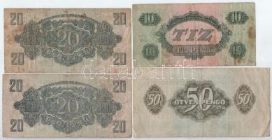 1944. 2P - 50P "A Vöröshadsereg Parancsnoksága" (8x) T:III,III-