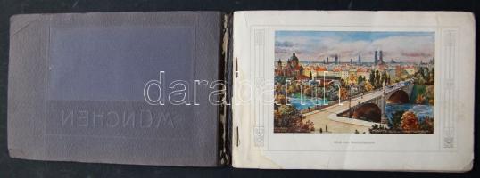 München 30 lapos festményeket ábrázoló füzet / booklet with 30 paintings