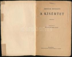 Bennett, Arnold: A kísértet. Regény. Bp. (1929.) Singer - Wolfner. 122 l. Fűzve, illusztrált, kopott...
